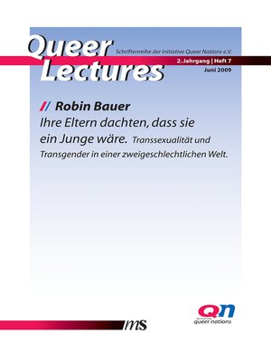 cover image of "Ihre Eltern dachten, dass sie ein Junge wäre."